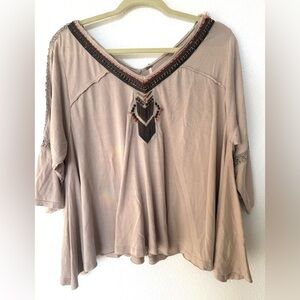 Free people beaded top size Small